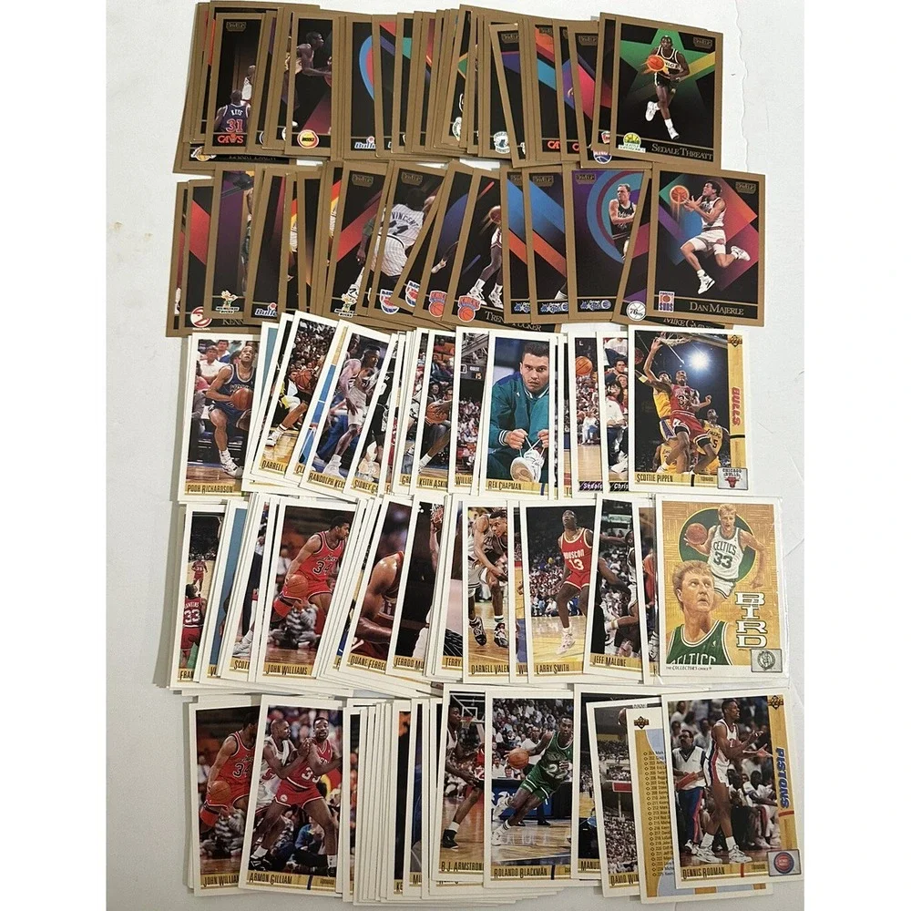 1990-91 Skybox lot of 59 + 1991 Upper Deck Lot Of 98 Total 150+ Cards